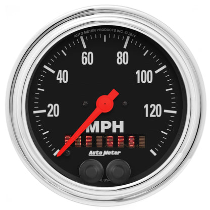 3-3/8 In. GPS SPEEDOMETER 0-140 MPH TRADITIONAL CHROME