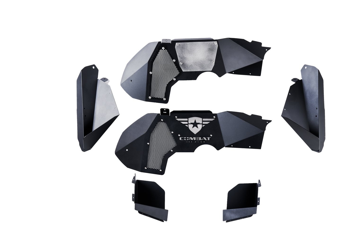Jeep JL/JLU Battle Ready Aluminum Inner Fender Kit - Front