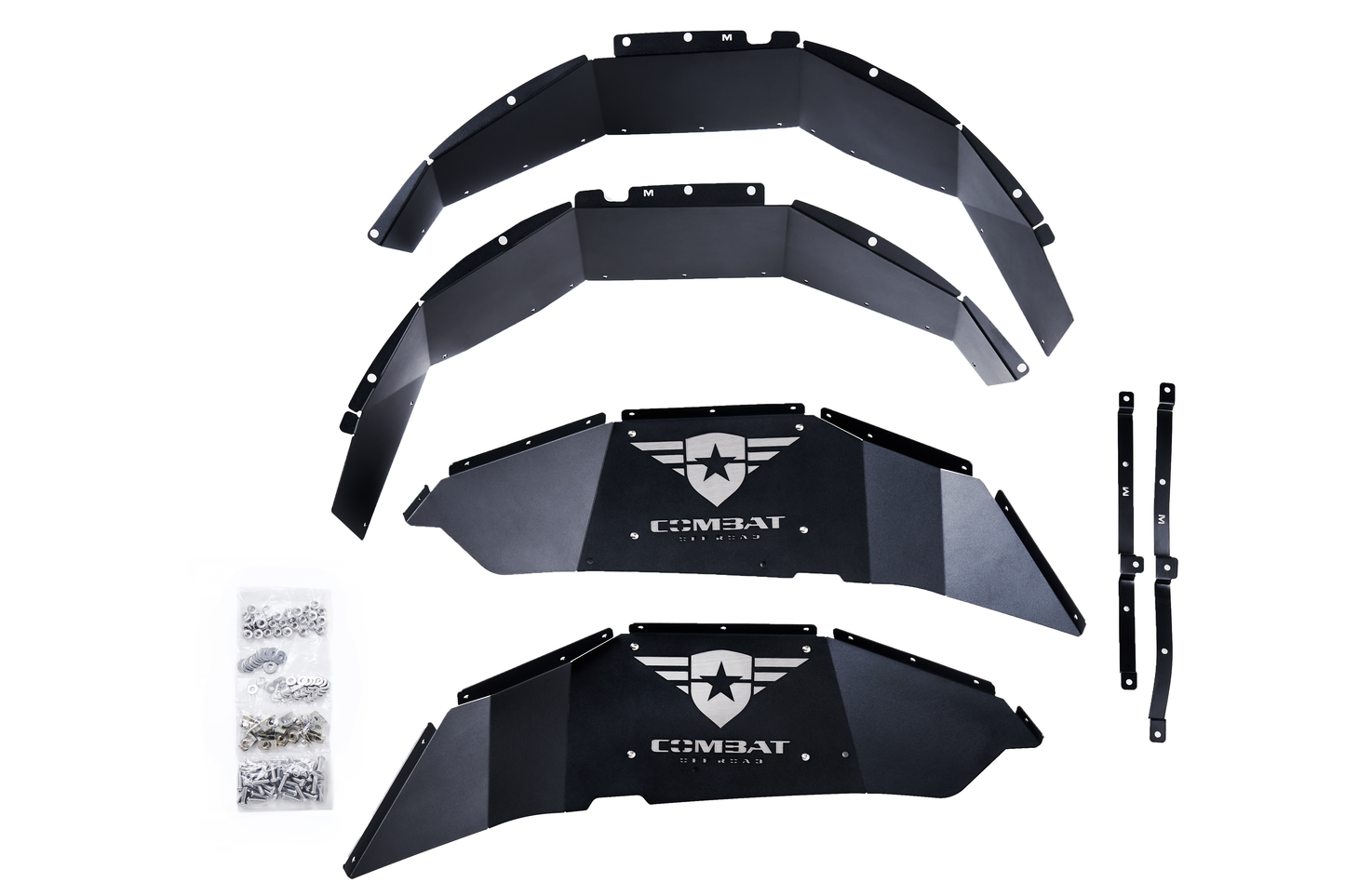 Jeep JL/JLU Battle Ready Aluminum Inner Fender Kit - Rear