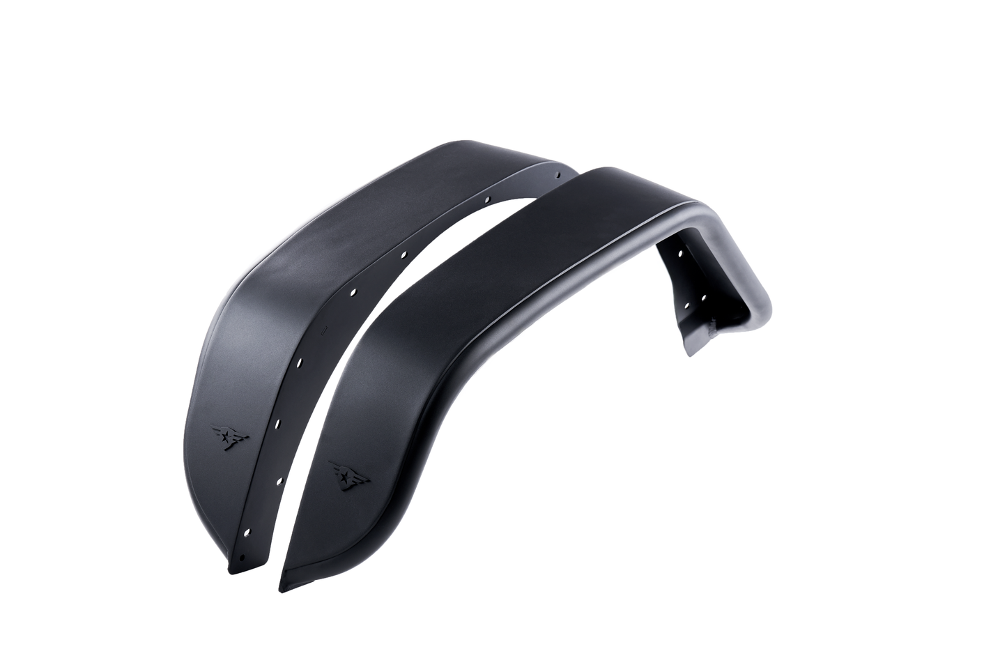 Jeep JL/JLU Full Assault Black Aluminum Fender Kit - Rear