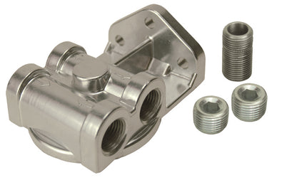 Single Side Ports 3/8" NPT Filter Mount With 3/4"-16 Filter Threads