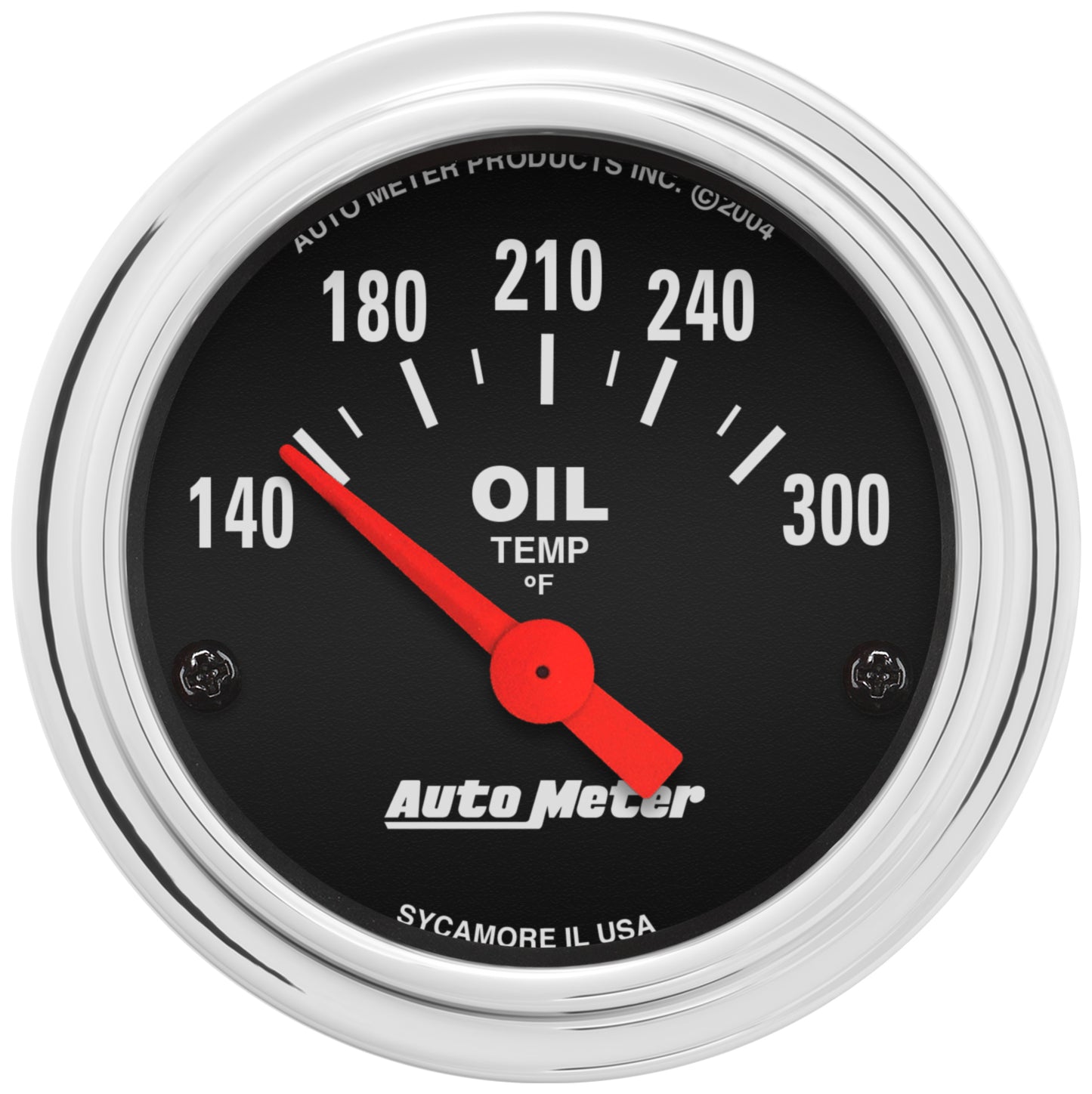 2-1/16 In. OIL TEMPERATURE 140-300 Fahrenheit TRADITIONAL CHROME