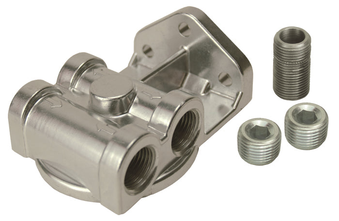 Single Side Ports 1/2" NPT Filter Mount With 13/16"-16 Filter Threads