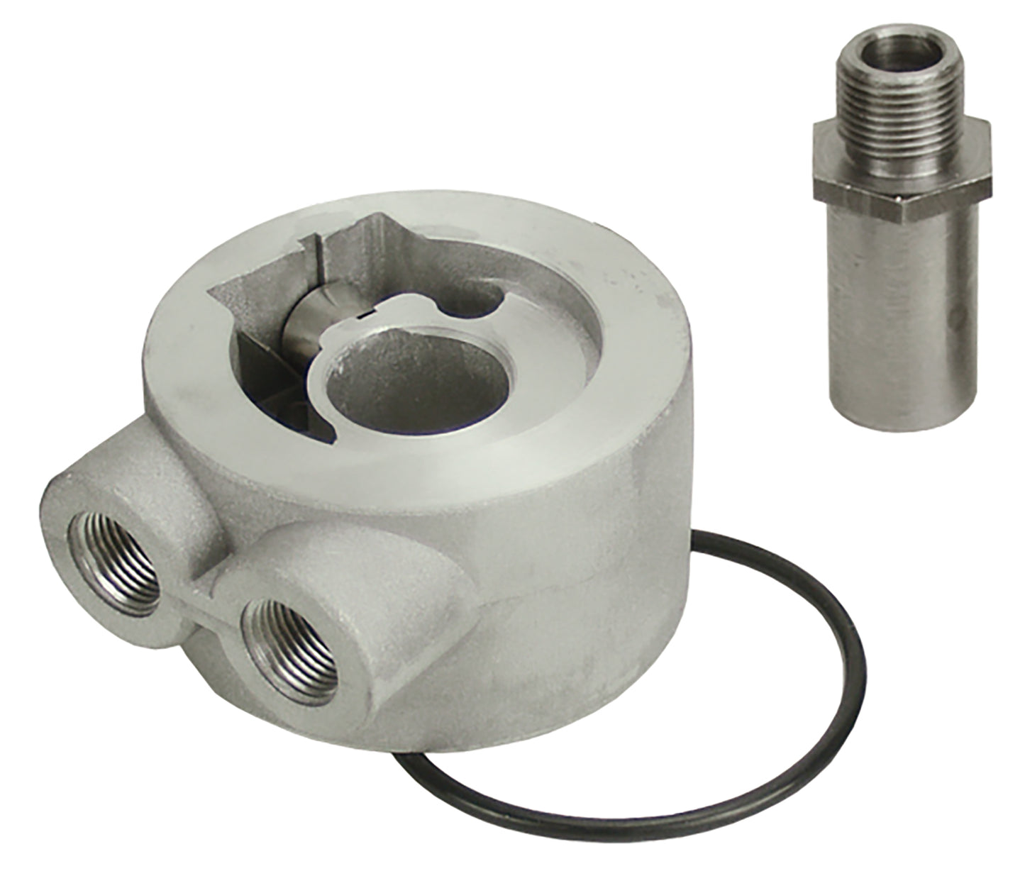 Thermostatic Sandwich Adapter With 3/8" NPT Ports And 3/4"-16 Filter Thread