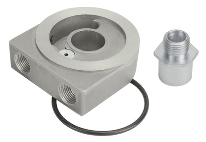 Low Profile Pressure Relief Sandwich Adapter W/ 3/8" NPT Ports & 20x1.5mm Thread