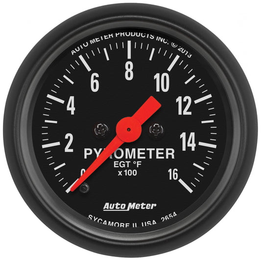 2-1/16 In. PYROMETER 0-1600 Fahrenheit Z-SERIES