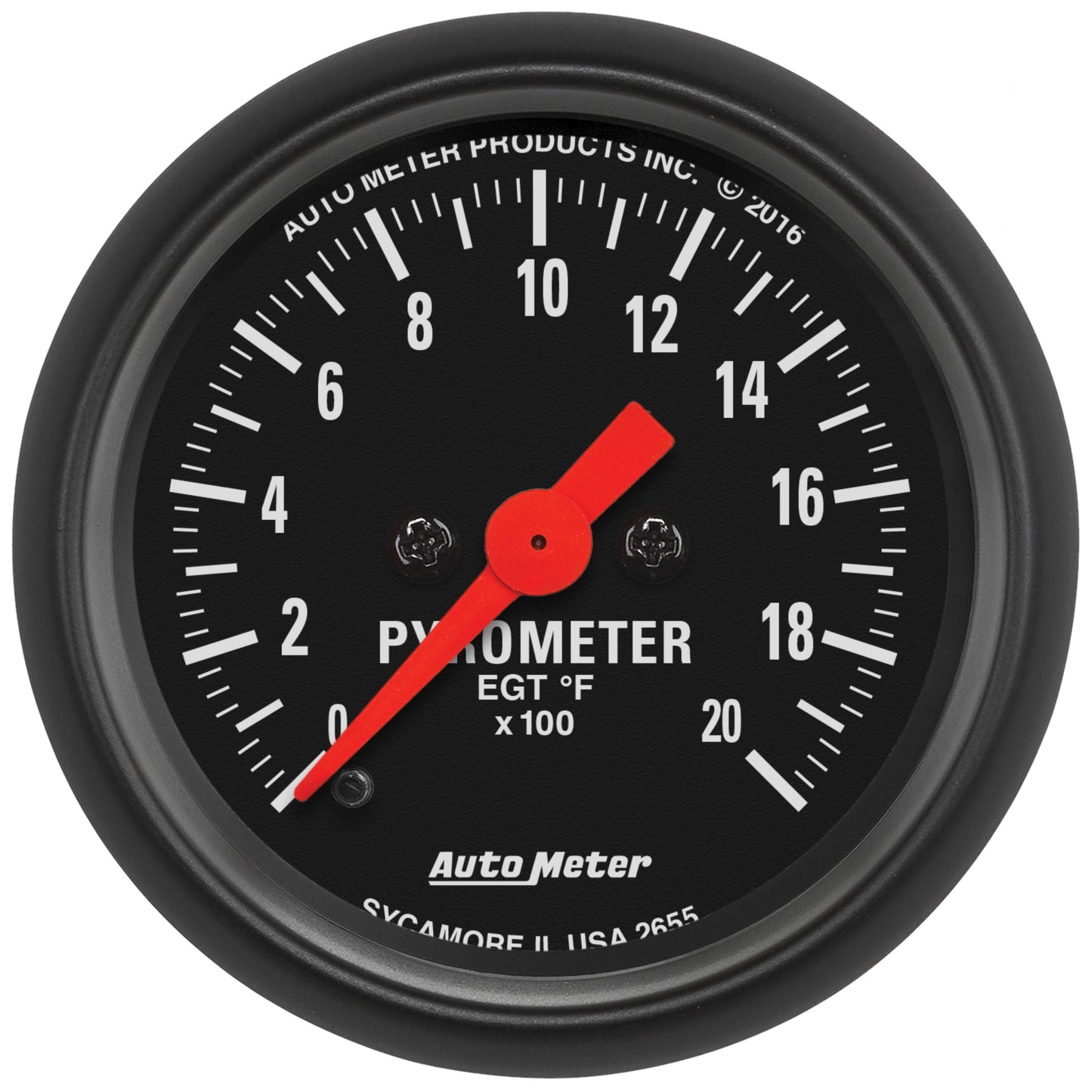 2-1/16 In. PYROMETER 0-2000 Fahrenheit Z-SERIES