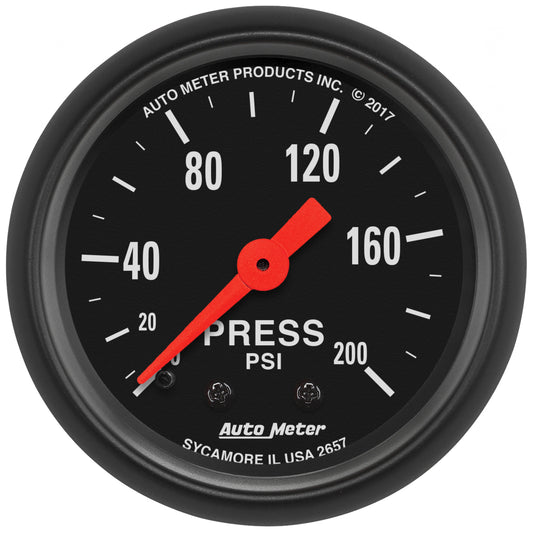 2-1/16 In. PRESSURE 0-200 PSI Z-SERIES