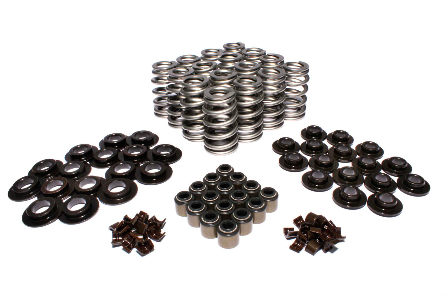 GM LS Beehive Valve Spring Kit W/ Chromemoly Steel Retainers; .600" Max Lift