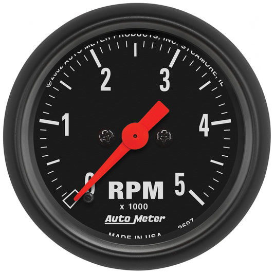 2-1/16 In. IN-DASH TACHOMETER 0-5000 RPM Z-SERIES