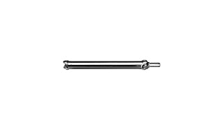 Custom 1310 3 In. Polished Aluminum Driveshaft W/Trans Yoke