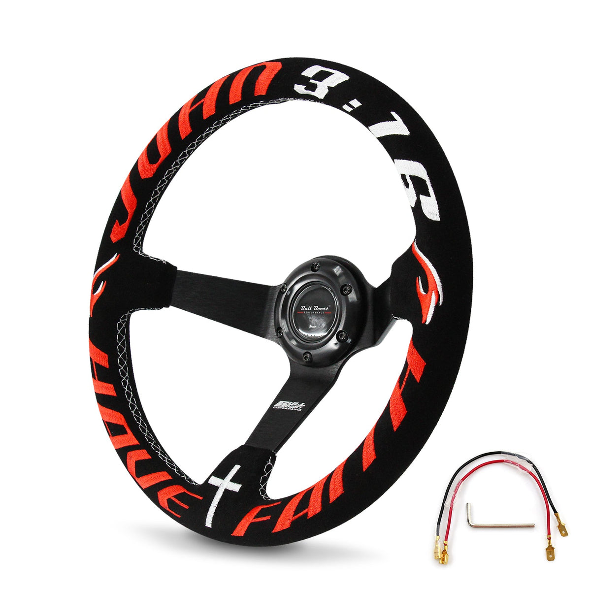 Have Faith Steering Wheel + Hub Adapter for Toyota Chaser KE70 AE71 AE82 AE86 Supra Corolla