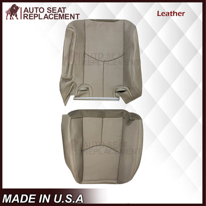 2003 - 2007 Chevy Tahoe Suburban & GMC Yukon Second Row 50/50 Captain Chairs Seat Cover In Light Tan (Shale)  - Choose from variant