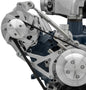 Small Block Ford Alternator Bracket Deluxe - Silver