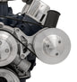Small Block Ford Power Steering Bracket - Plastic Reservoir Pump - Silver