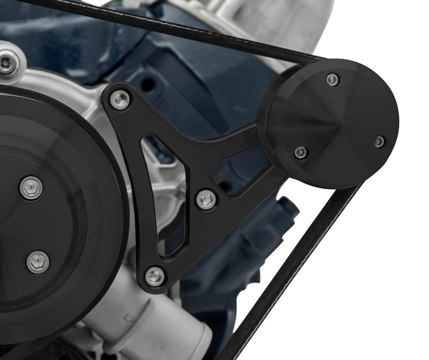 Small Block Ford Idler Bracket - Black
