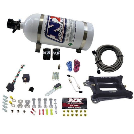 Nitrous Express - 4150 4-BBL/ALCOHOL (50-100-150-200-250-300HP) WITH 10LB BOTTLE - 30045-10