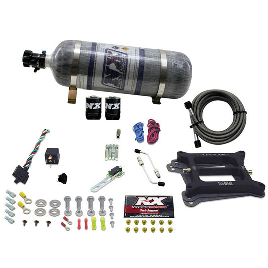 Nitrous Express - 4150 4-BBL/ALCOHOL (50-100-150-200-250-300HP) WITH COMPOSITE BOTTLE - 30045-12