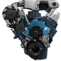Small Block Ford Serpentine Conversion Deluxe - 351W - EWP - ALT Only - Black