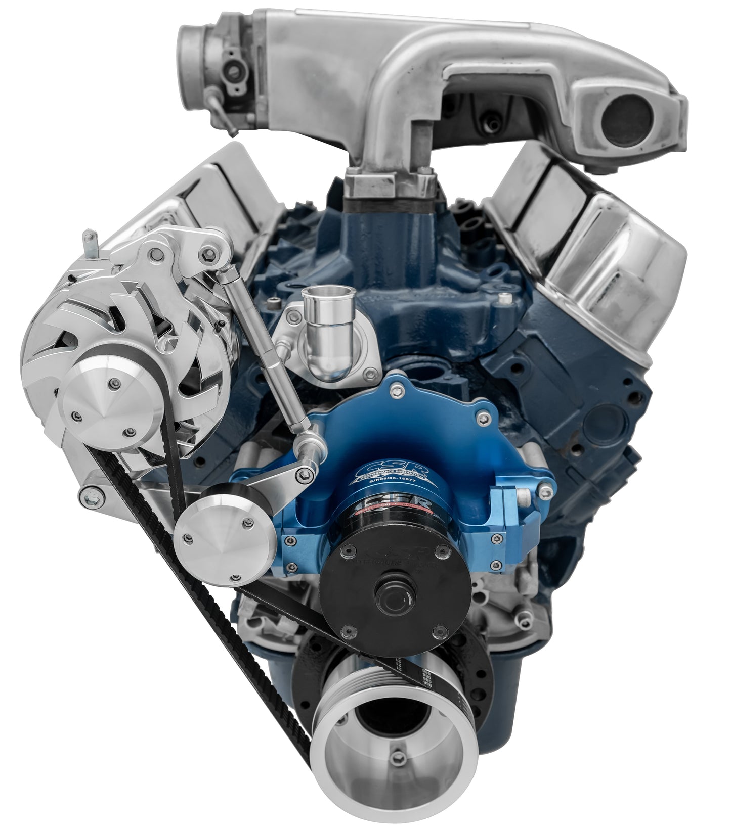 Small Block Ford Serpentine Conversion Deluxe - 351W - EWP - ALT Only