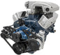Small Block Ford Serpentine Conversion Ultra - 302 - EWP - PS & ALT - Black