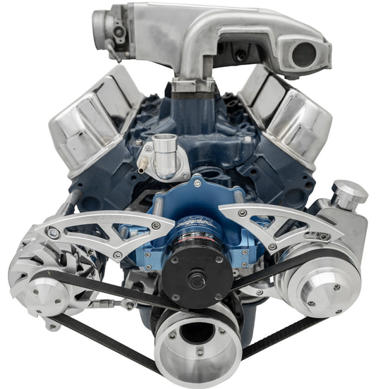 Small Block Ford Serpentine Conversion Ultra - 302 - EWP - PS & ALT