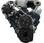 Small Block Ford High Flow Serpentine Conversion Deluxe; 351W; ALT Only; Black