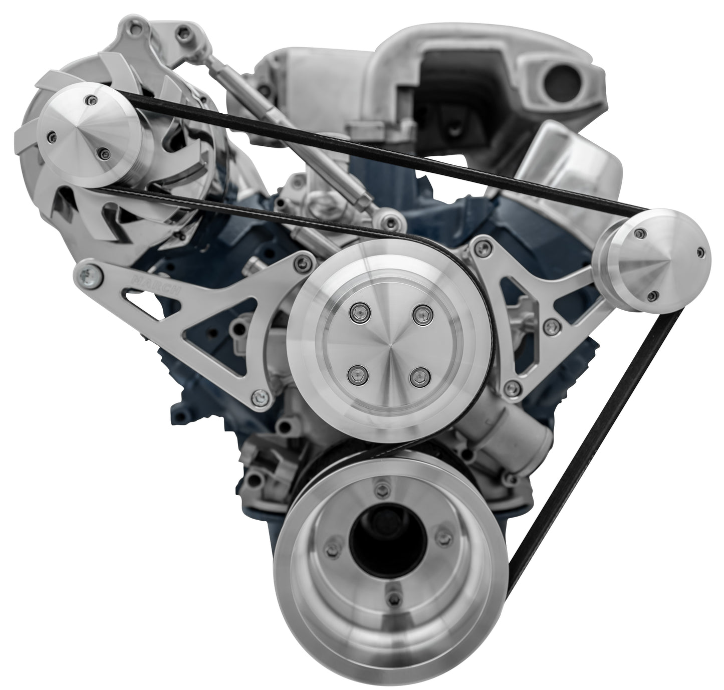 Small Block Ford High Flow Serpentine Conversion Deluxe - 302 - ALT Only