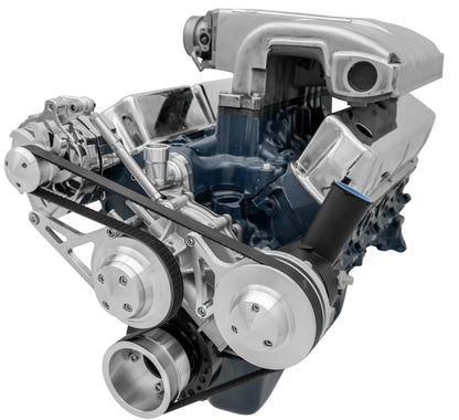 Small Block Ford Serpentine Conversion Deluxe - 302 - PS