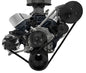 Small Block Ford Serpentine System - 351W - Early - 3 Bolt - AC & ALT - Black