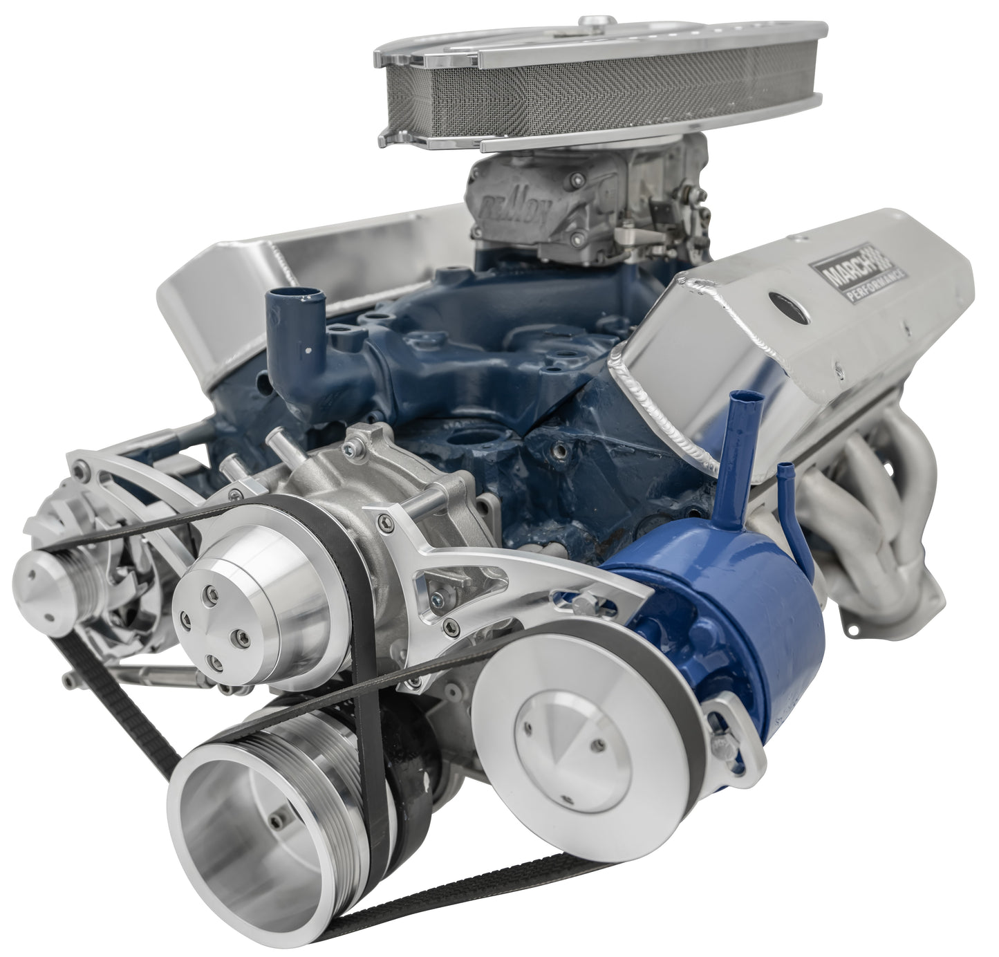 Small Block Ford Serpentine Conversion Ultra - Early - 3 Bolt - AC & PS-Mustang