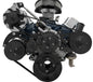 Small Block Ford Serpentine Conversion; Early; 3 Bolt; AC PS-Mustang; 302; Black
