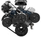 Small Block Ford Serpentine System - Reverse - 4 Bolt - AC - GMT2 - Black