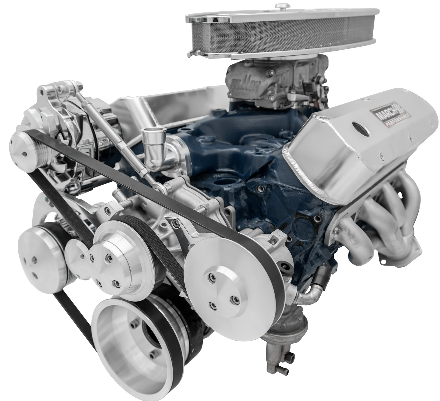 Small Block Ford Serpentine Conversion Ultra - Reverse - 4 Bolt - AC - GMT2