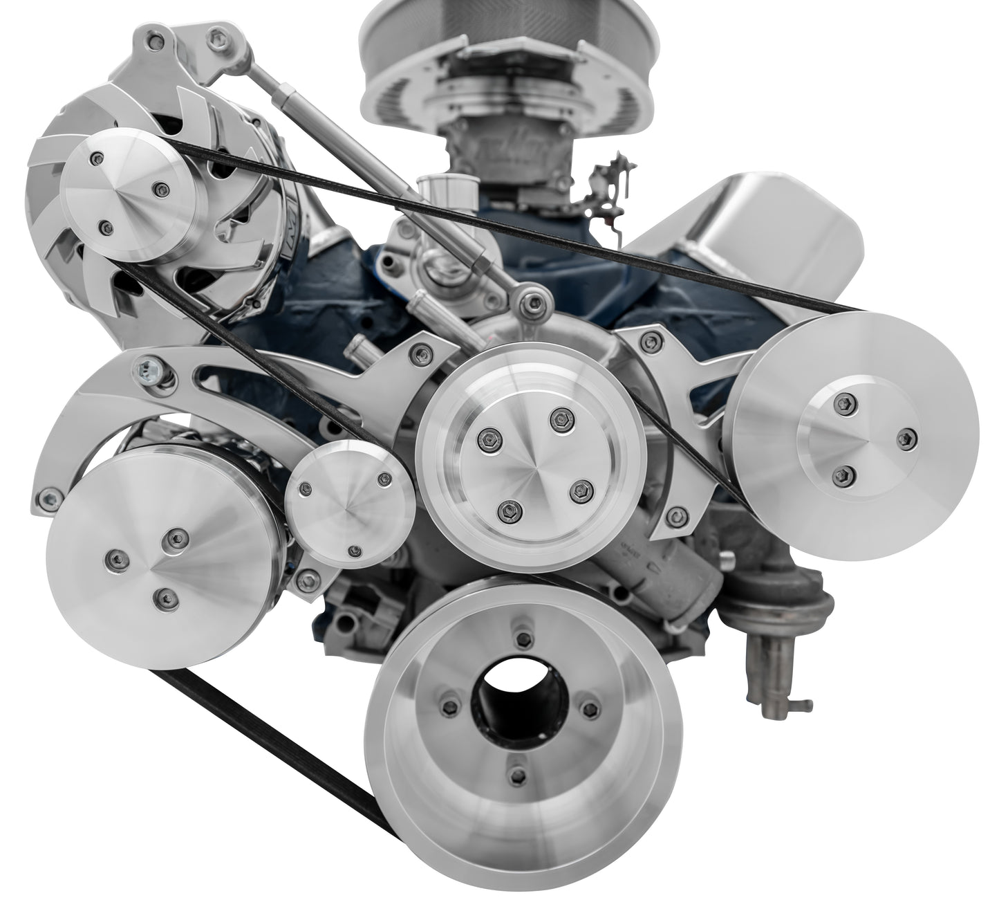 Small Block Ford Serpentine Conversion Ultra - Reverse - 4 Bolt - AC - GMT2