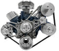 Small Block Ford Serpentine Conversion; Ultra - AC - Early - 4 Bolt - PS-Mustang