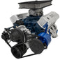 Small Block Ford Serpentine Conv. Ultra 351W Early 3 Bolt PS Mustang - Black