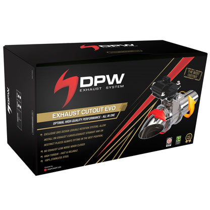 DPW Exhaust Cutout EVO Kit For Single Exhaust 2.5 In