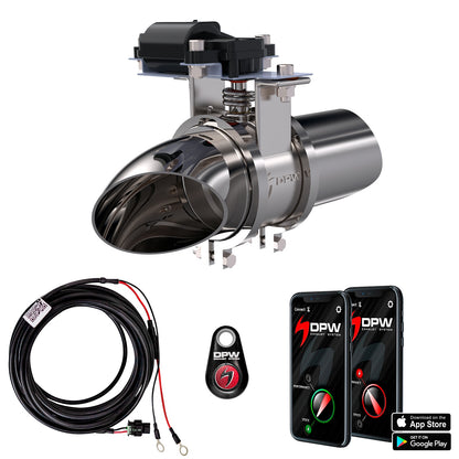 DPW Exhaust Cutout EVO Kit For Single Exhaust 2.5 In