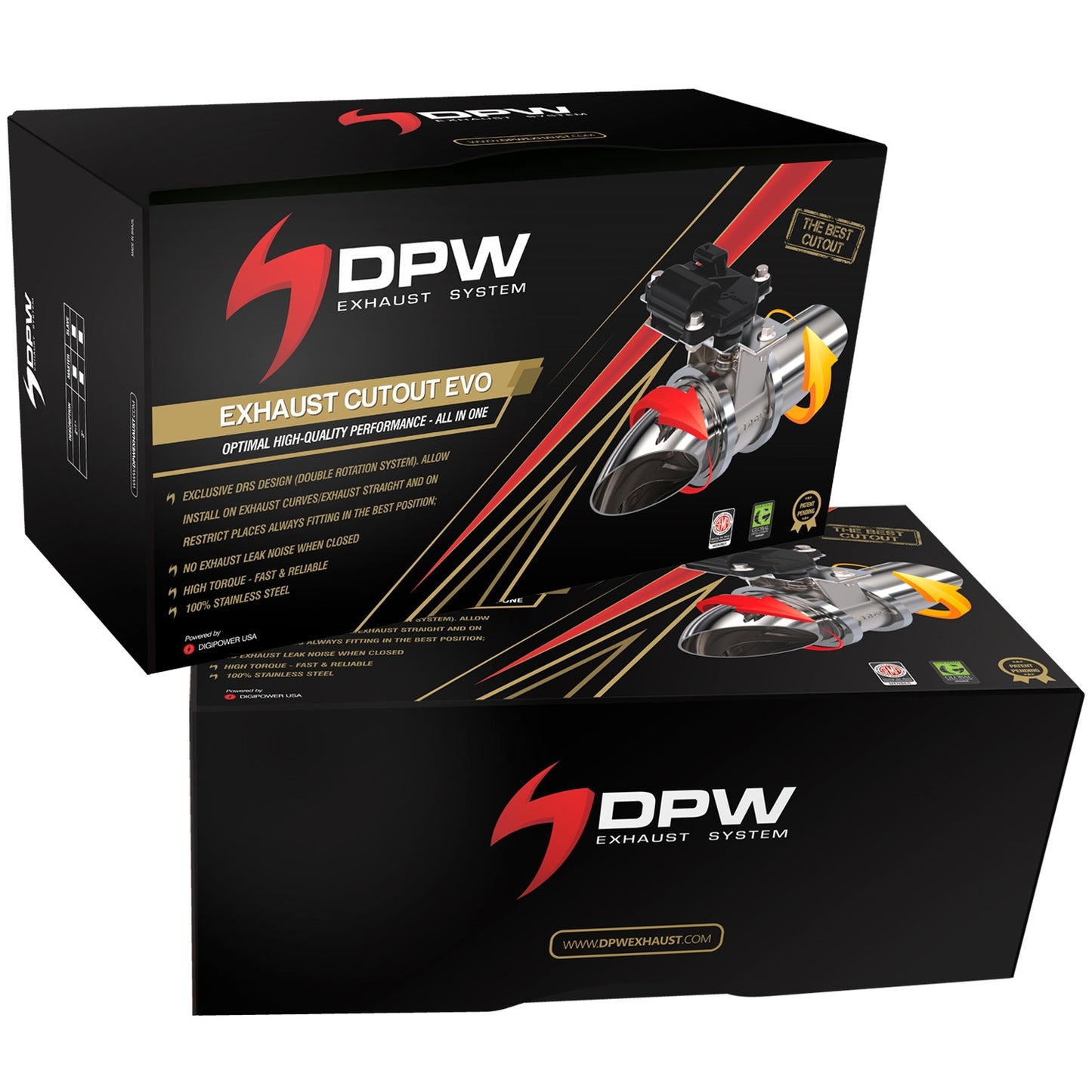 For Dual 2.5 In. Exhaust W/APP - 30205