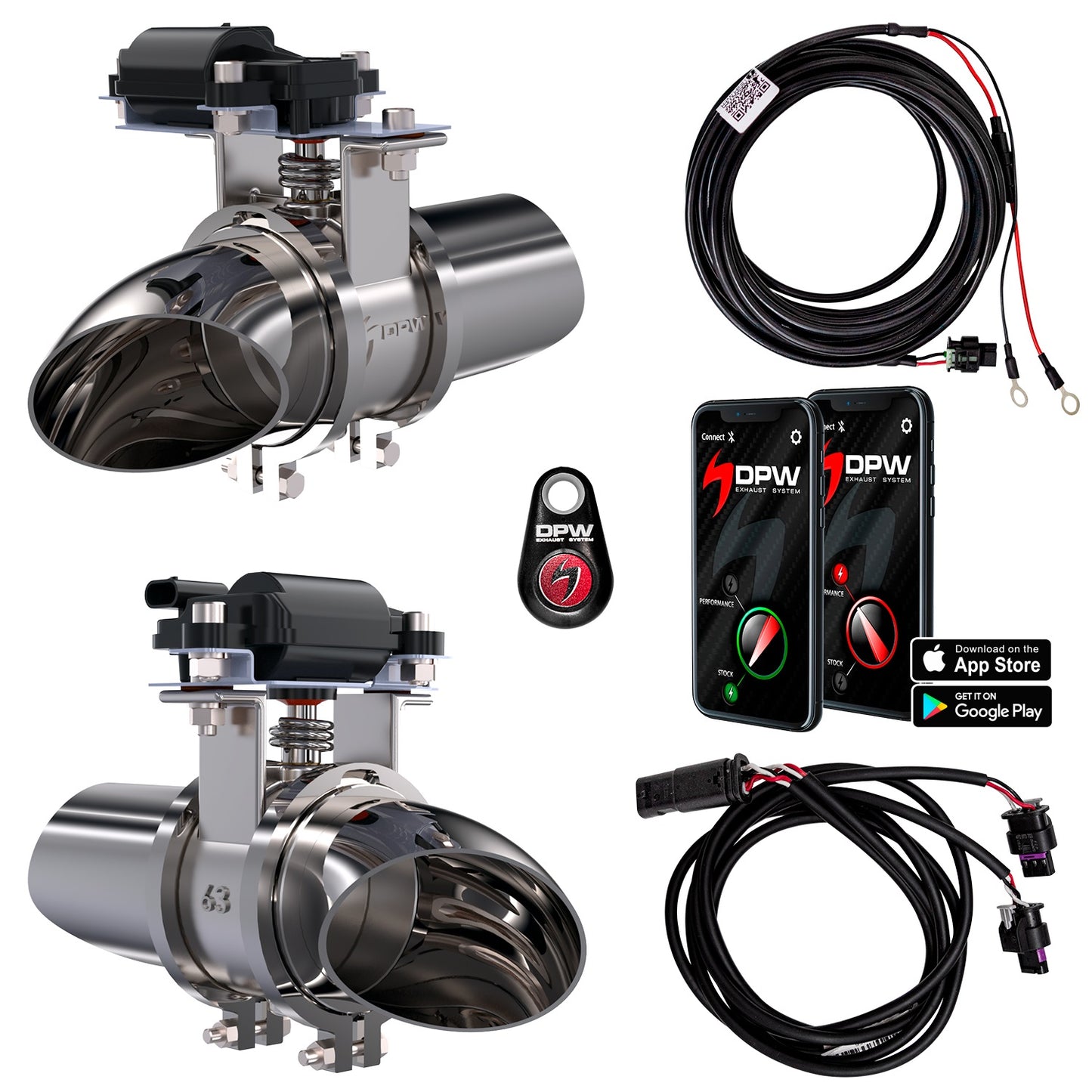 For Dual 2.5 In. Exhaust W/APP - 30205