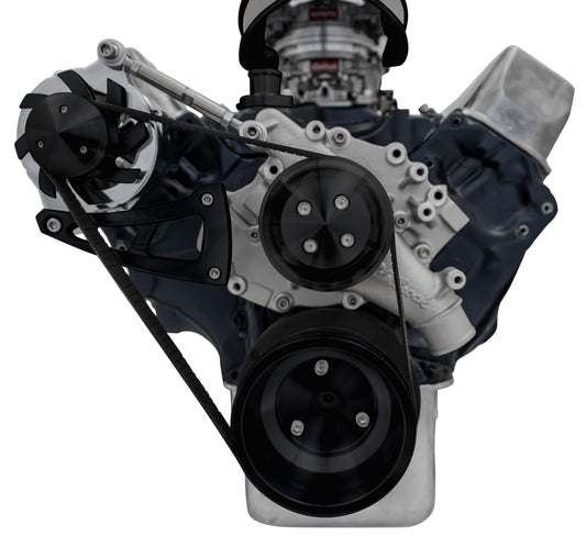 Big Block Ford Serpentine Conversion Ultra - ALT Only - Black
