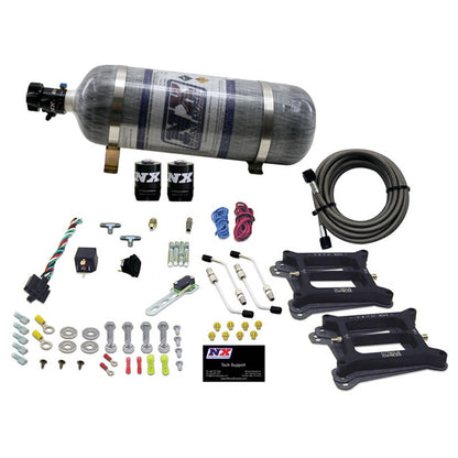 Nitrous Express - DUAL/4150/ALCOHOL (50-100-150-200-250-300HP) WITH COMPOSITE BOTTLE - 30245-12