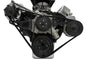Big Block Ford Serpentine Conversion Ultra - PS - Saginaw-Press - Black