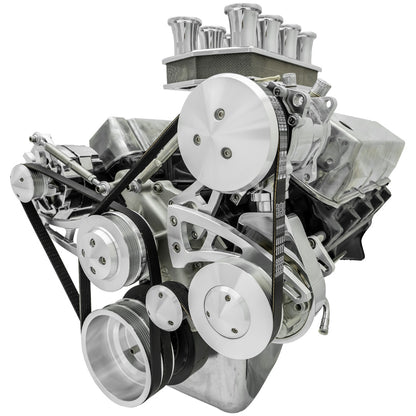 Big Block Ford Serpentine Conversion Ultra - AC & PS - 508 - Saginaw-Press
