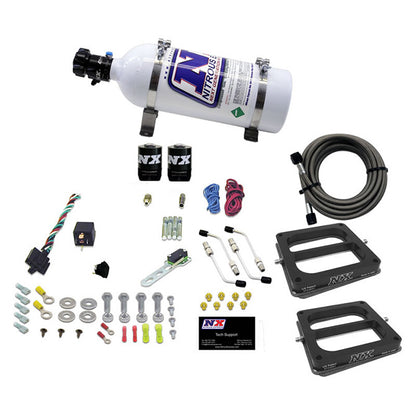 Nitrous Express - DUAL/Dominator/GASOLINE (50-100-150-200-250-300HP) WITH 5LB BOTTLE - 30270-05