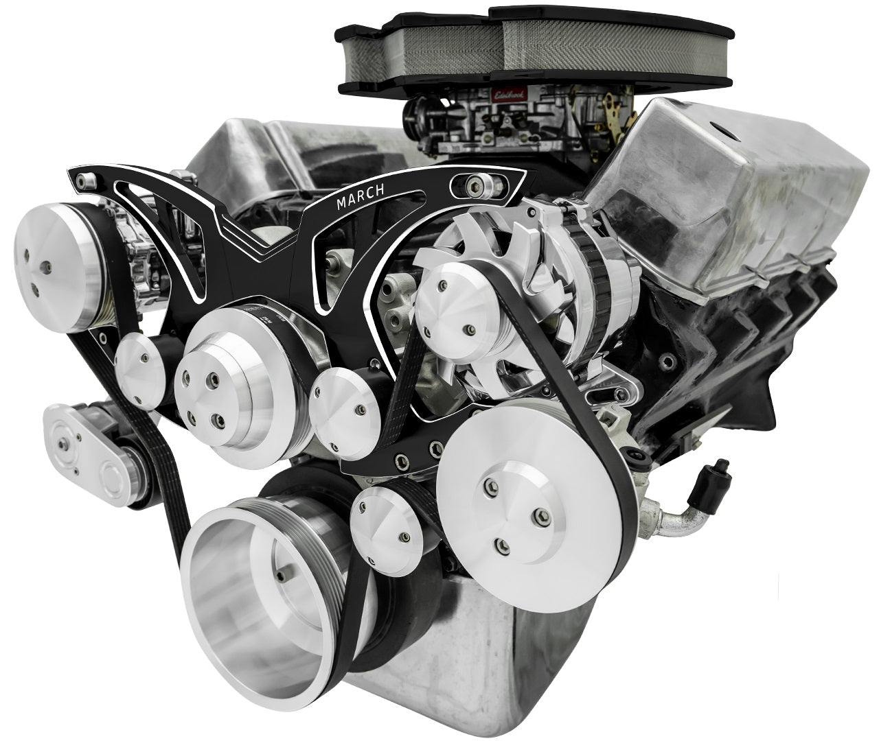 Big Block Ford All Inclusive Style Track Serpentine System (AC/PS/ALT)