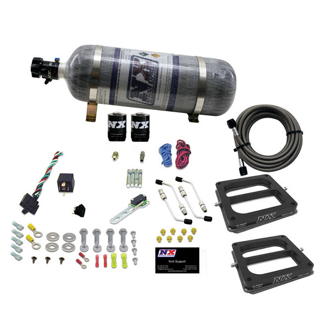 Nitrous Express - DUAL/Dominator/ALCOHOL (50-100-150-200-250-300HP) WITH COMPOSITE BOTTLE - 30275-12