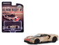 2022 Ford GT Heritage Edition #5 Holman-Moody "1966 24 Hours of Le Mans Ford 1-2-3 Sweep Tribute" Gold Metallic with Red Accents "Hobby Exclusive" Series 1/64 Diecast Model Car by Greenlight  free shipping USA