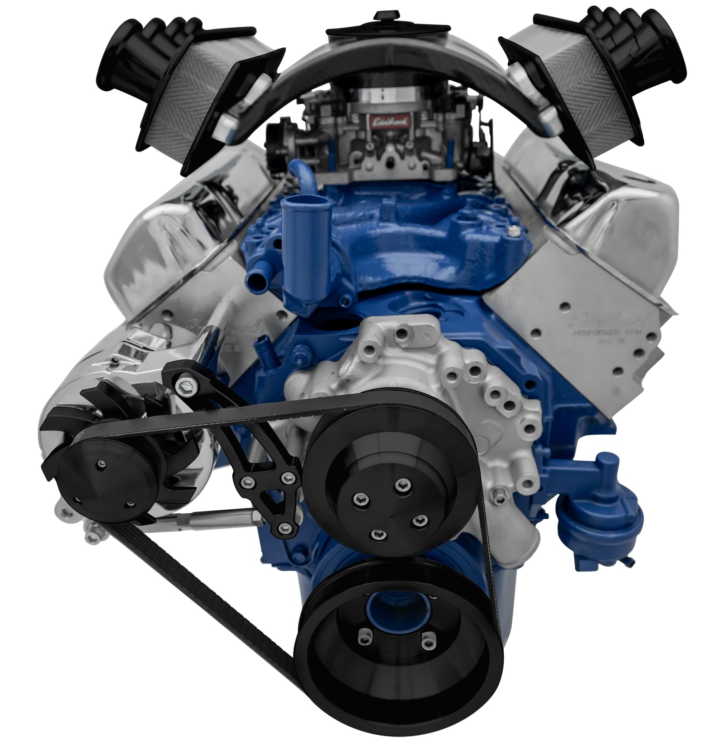Ford 351 Cleveland Serpentine Conversion - ALT Only - Black
